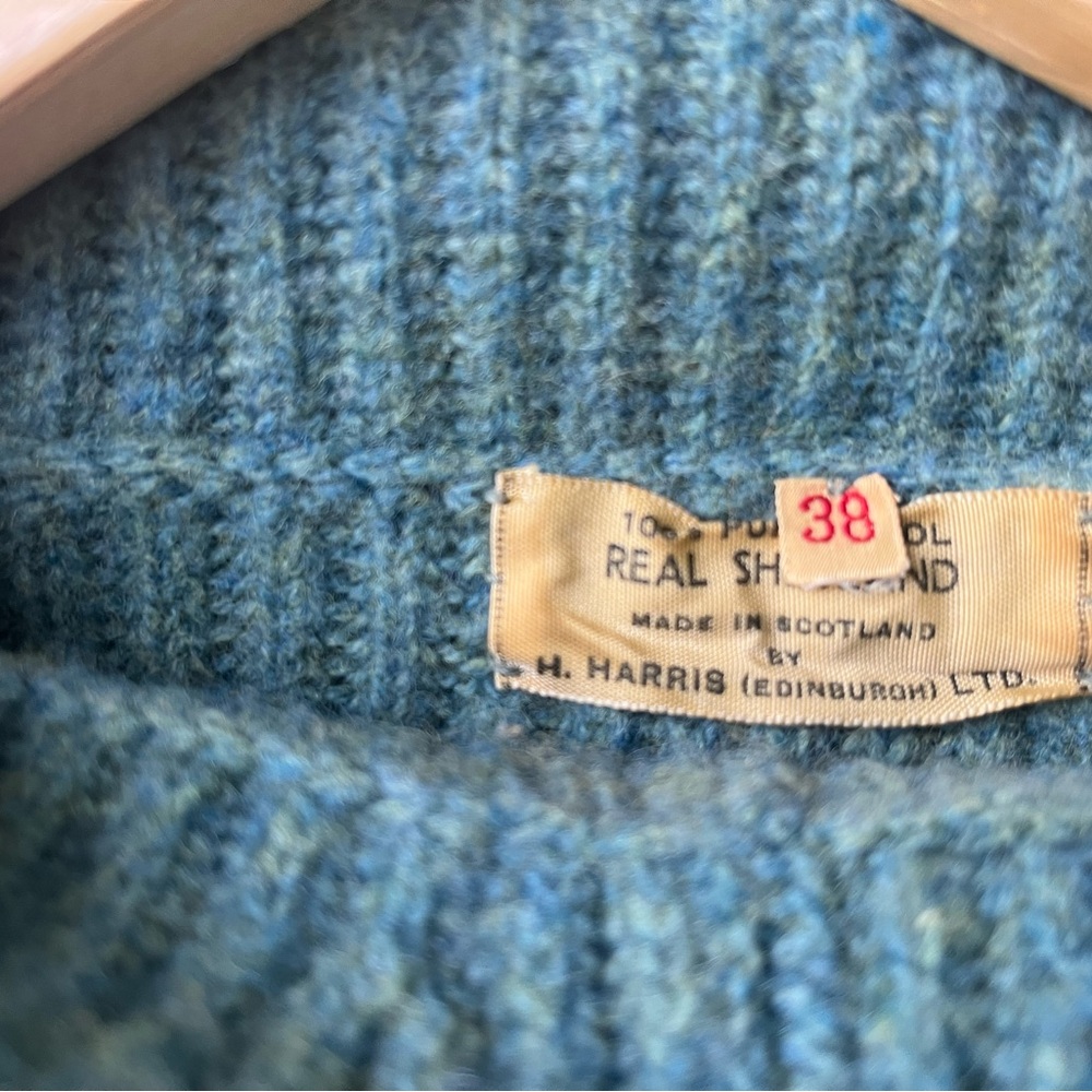 Bal Shetland Women's Crew Neck Sweater - Blue